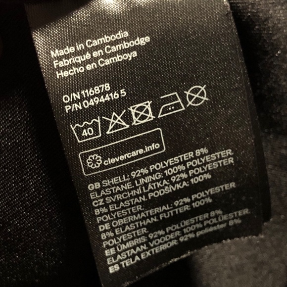 H&M Triangle Longline Bralette Crop Top - Picture 4 of 5